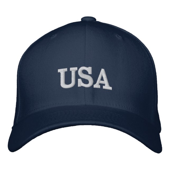 USA EMBROIDERED HAT (Front)