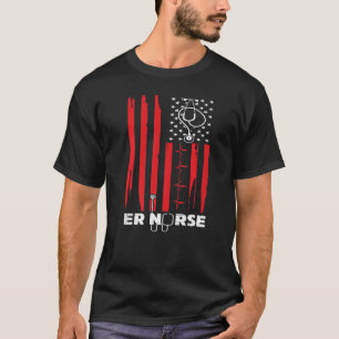 Usa Er Nurses Nursing Healthcare Workers Cns Clini T-Shirt