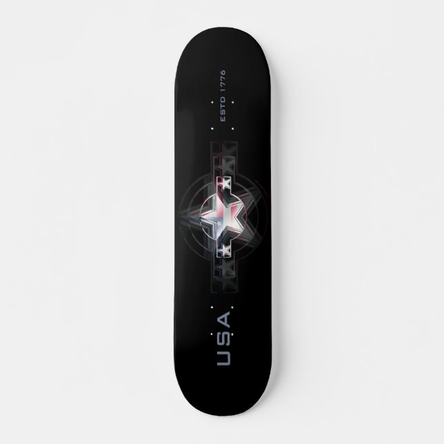 USA Estd. 1776 Skateboard (Front)