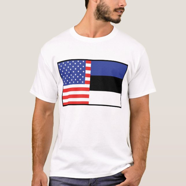 USA/Estonia T-Shirt (Front)