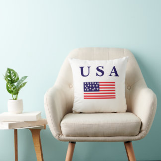 Usa Excuse Quote Tri-Blend Shirt Cushion