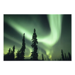 USA, Fairbanks area, Central Alaska, Aurora 2 Photo Print