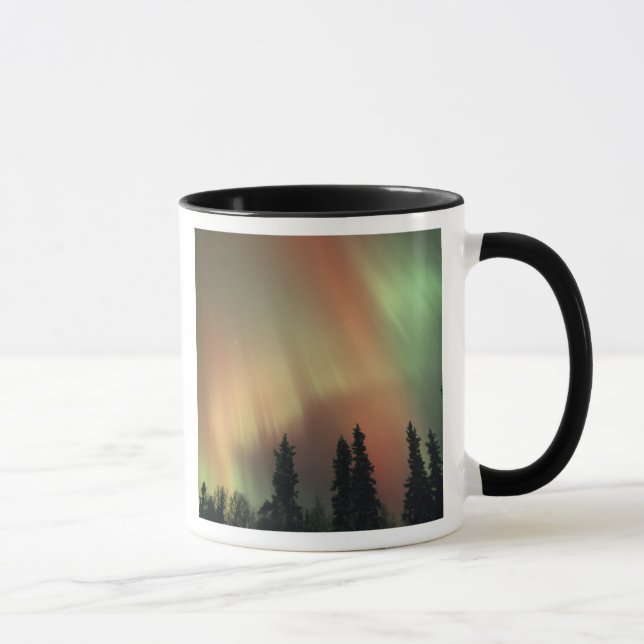 USA, Fairbanks area, Central Alaska, Aurora 3 Mug (Right)
