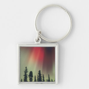 USA, Fairbanks area, Central Alaska, Aurora Key Ring