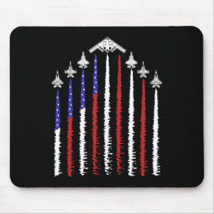 Usa Fighter Jets 4th Of July Men Women Kids Funny Mouse Mat