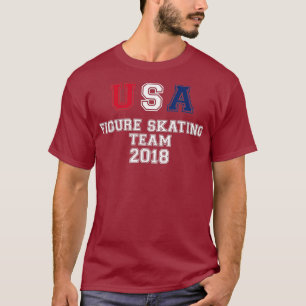 USA Figure Skating Team 2018 Winter Sports T-Shirt