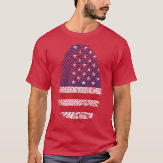 USA Finger Print T-Shirt