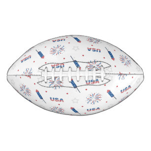 USA Firecrackers and Fireworks American Football