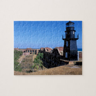 USA, FL, Florida Keys, Fort Jefferson, 1846, 2 Jigsaw Puzzle