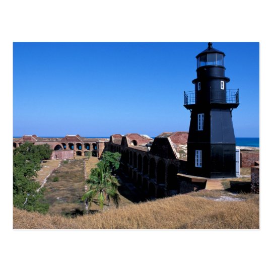 USA, FL, Florida Keys, Fort Jefferson, 1846, 2 Postcard