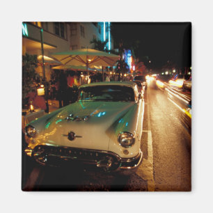 USA, FL, Miami, South Beach at night. 2 Magnet