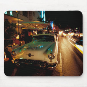 USA, FL, Miami, South Beach at night. 2 Mouse Mat