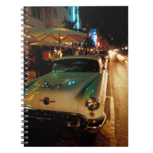 USA, FL, Miami, South Beach at night. 2 Notebook
