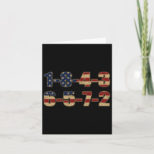 Usa Flag 18436572 Firing Order Small Block Engine Card