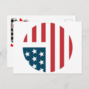 USA Flag 2026 – Bold American Flag for 250th Holiday Postcard