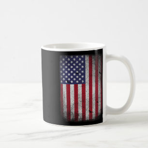 Usa Flag 4th July American Red White Blue Star Str Coffee Mug