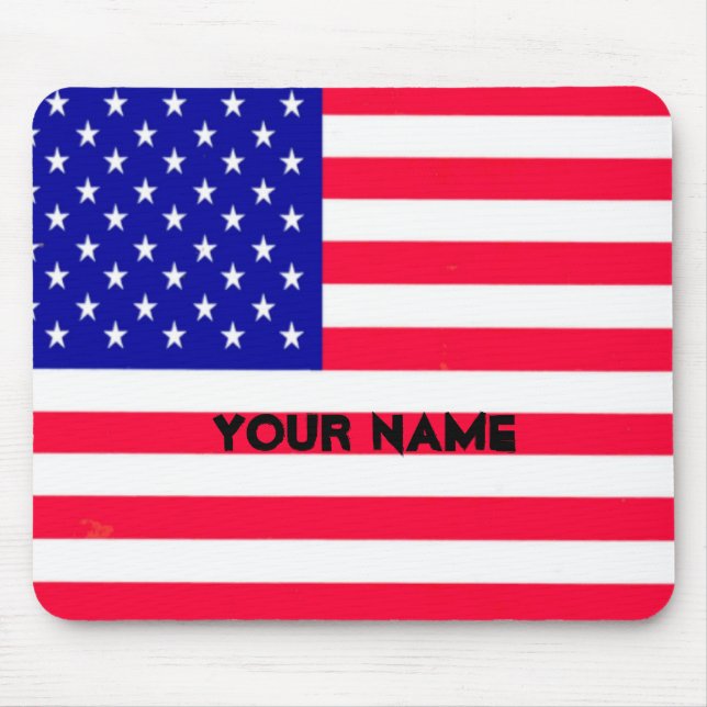 USA Flag 4th July  Mouse Mat (Front)