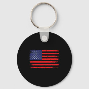 Usa Flag 4th Of July American Flag United States O Key Ring