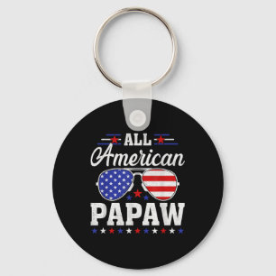 Usa Flag 4th Of July Matching Family All American Key Ring