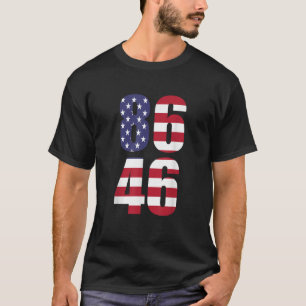 USA Flag 8646 Anti 86 46 Vote Election President 2 T-Shirt