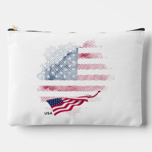 USA flag Accessory Pouch