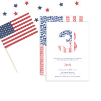 USA Flag Alfresco Garden 3rd Birthday Party