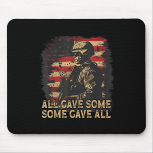Usa Flag All Gave Some American Armed Forces Memor Mouse Mat