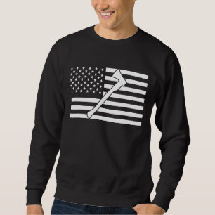 Usa Flag American Firefighter Patriotic Fireman Fi Sweatshirt