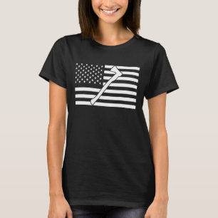 Usa Flag American Firefighter Patriotic Fireman Fi T-Shirt