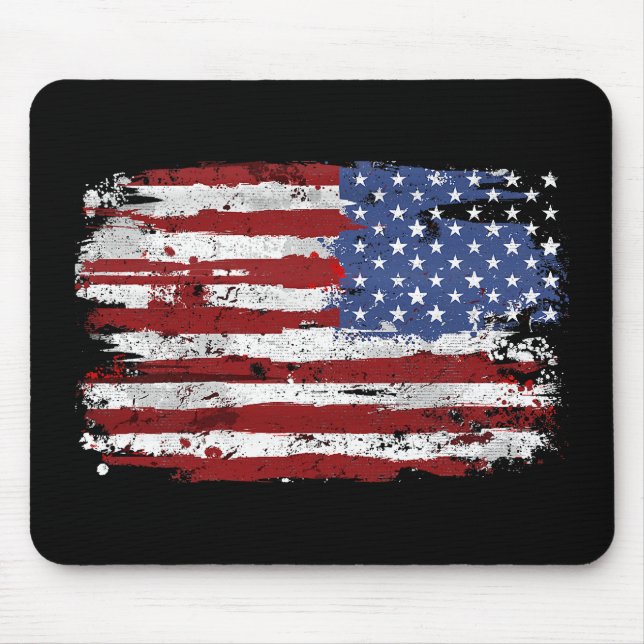 USA Flag American Flag United States of America 4t Mouse Mat (Front)