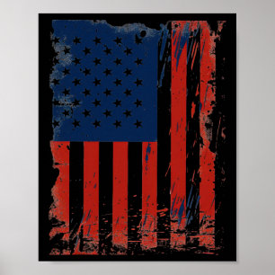Usa Flag American Flag United States Of America 4t Poster