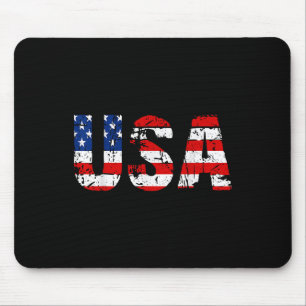 Usa Flag American Flag Us National Patriotic Usa 4 Mouse Mat
