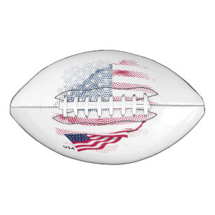 USA flag American Football