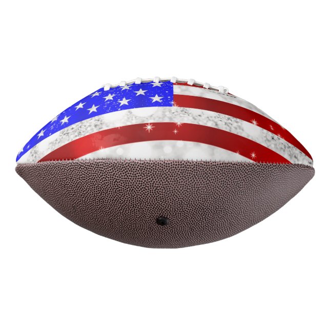 USA flag American Football (Rotated 270)
