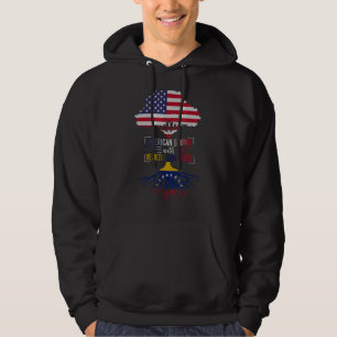 Usa Flag American Grown With Venezuelan Roots Vene Hoodie