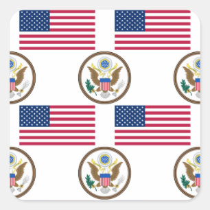 USA Flag and Great Seal