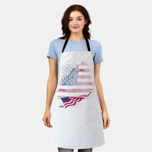 USA flag Apron