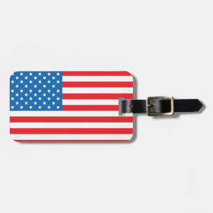 USA Flag Baggage Tag