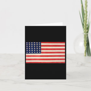 Usa Flag Basic For Men Women And Kids Us Patriotic Card