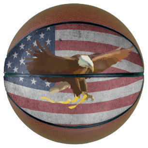 Usa flag basketball