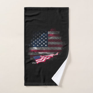 USA flag Bath Towel Set