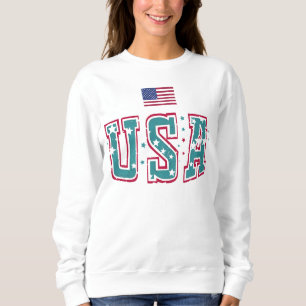 USA Flag, Big USA Sweatshirt
