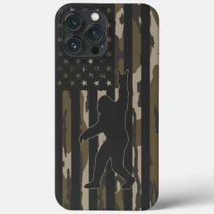 USA Flag Bigfoot Bottomland Camo iPhone 13 Pro Max Case