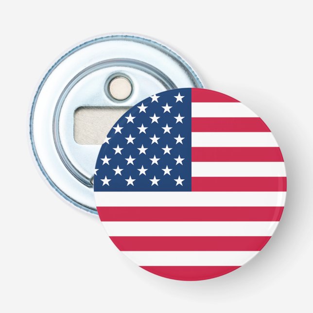 USA Flag Bottle Opener - Patriotic (Front)