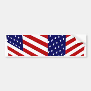 USA Flag_ Bumper Sticker