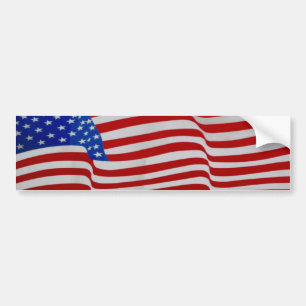 usa flag bumper sticker