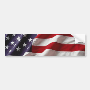 USA Flag -Bumper Sticker- Bumper Sticker