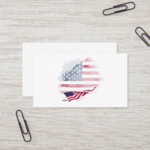 USA flag Business Card