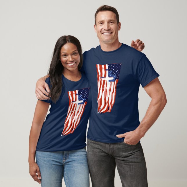 USA Flag (C)  T-Shirt (Unisex)