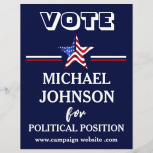 USA Flag Campaign Political  Flyer